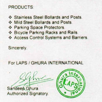 Ghura Authorization Certificate